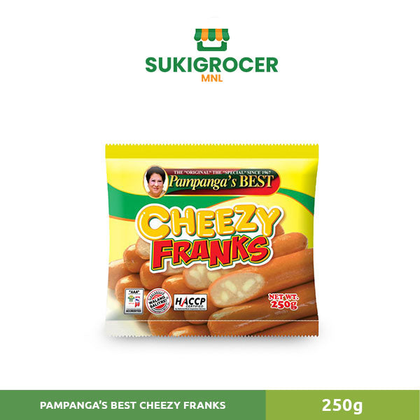 Pampangas Best Cheezy Franks Hotdog 250g