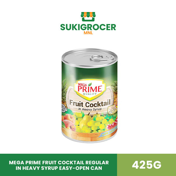 Mega Prime Fruit Cocktail Regular In Heavy Syrup Easy-Open Can 425g