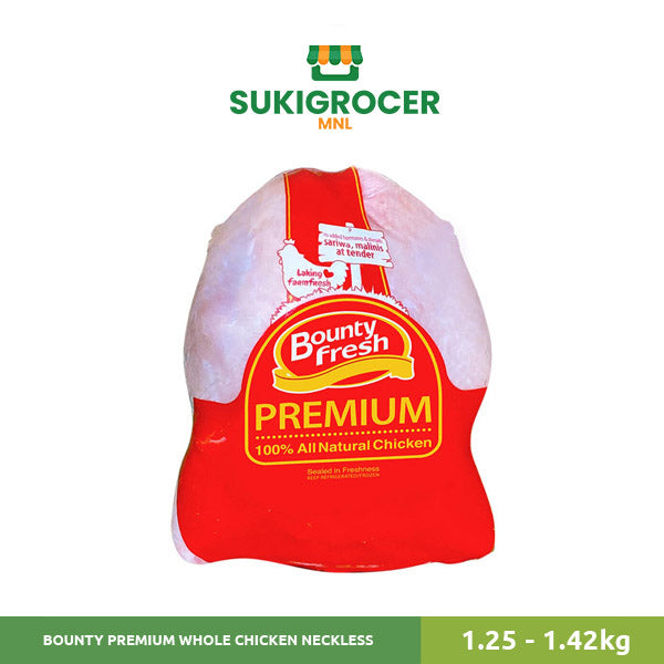 Bounty Fresh Premium Whole Chicken - Neckless 1.25-1.42KG