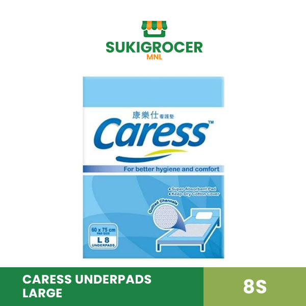 Caress Underpads Large 8s