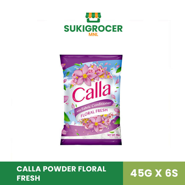 Calla Powder Floral Fresh 45g x 6s