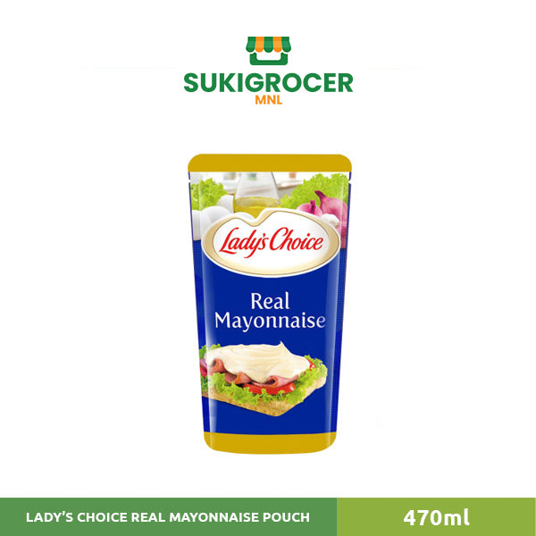 Ladys Choice Real Mayonnaise Regular Pouch 470ml