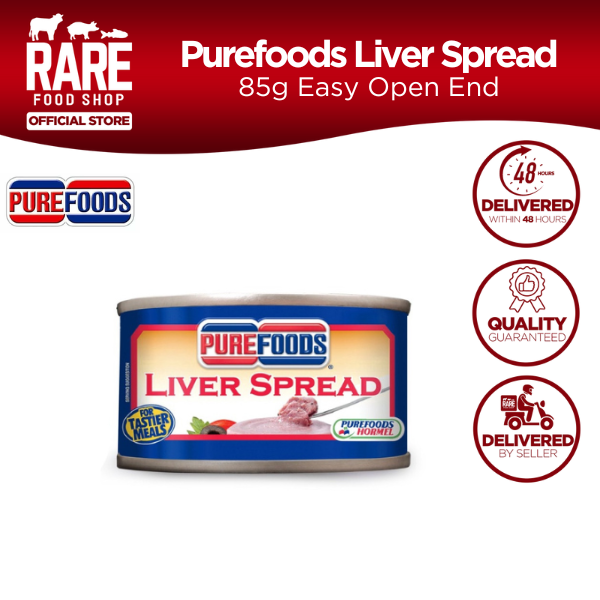Purefoods Liver Spread 85g Easy Open End