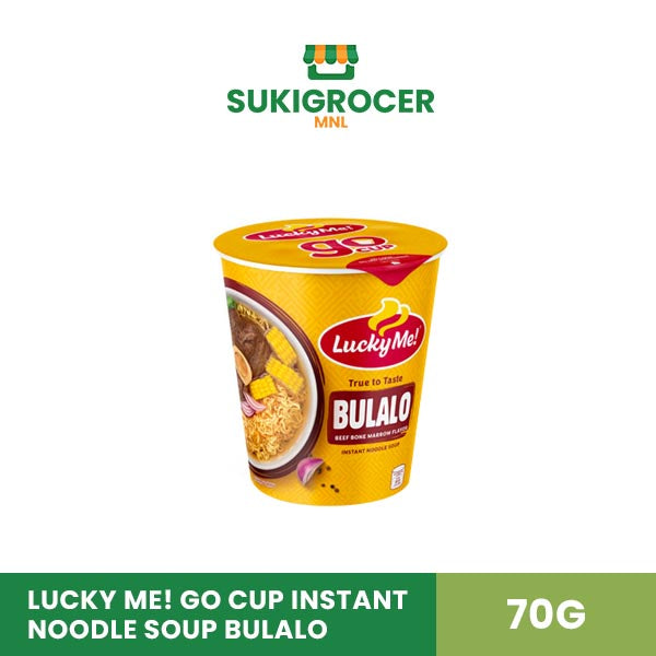 Lucky Me! Go Cup Instant Noodle Soup Bulalo 70g