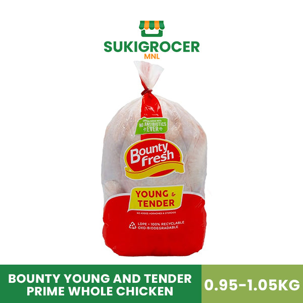 Bounty Young and Tender Prime Whole Chicken 0.95-1.05KG