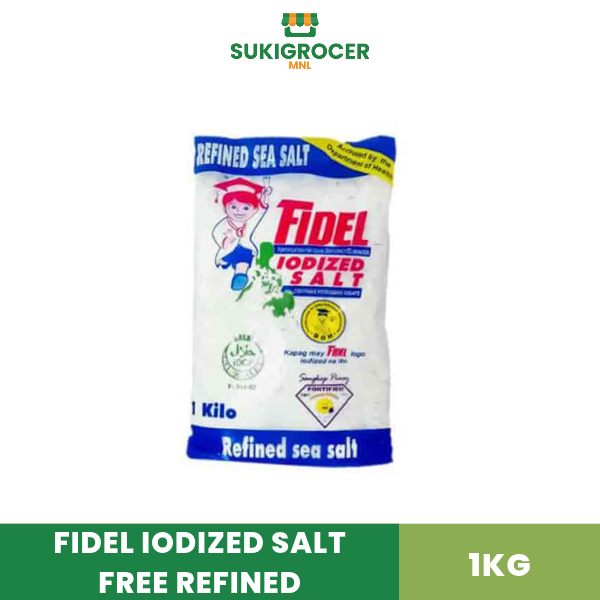 Fidel Iodized Salt Free Refined