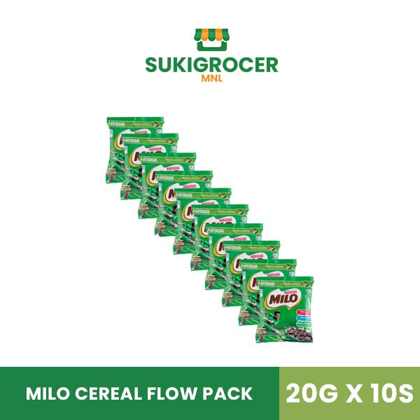 Milo Cereal Flow Pack 20G x 10s
