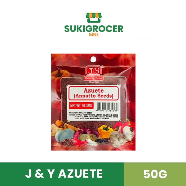J & Y Azuete (Annatto Seeds) 50G