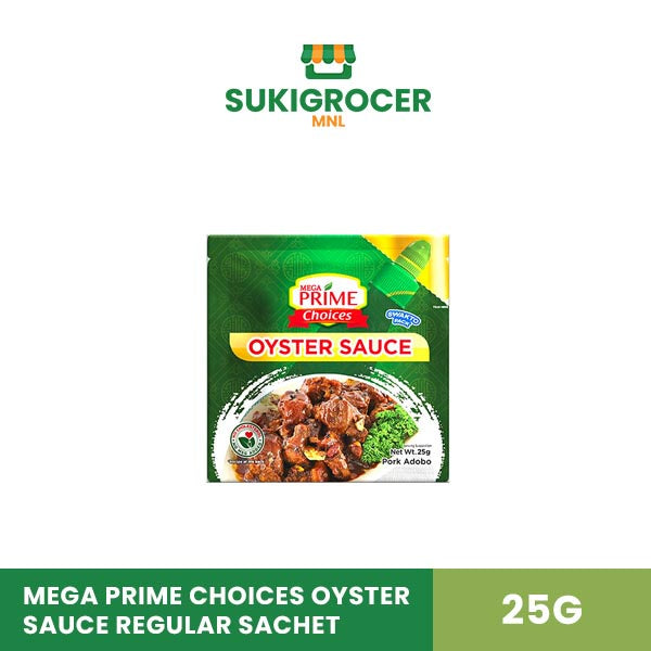Mega Prime Choices Oyster Sauce Regular Sachet 25G