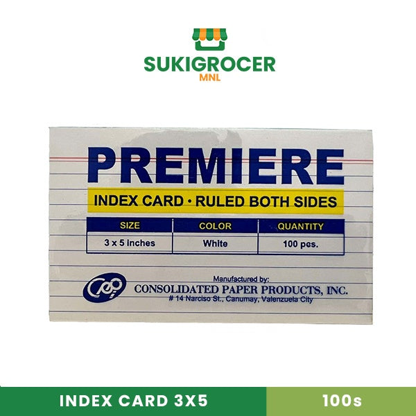 Index Card 3x5 100s