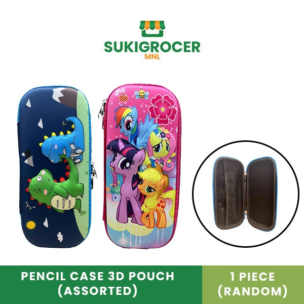 Pencil Case 3D Pouch (Assorted) piece