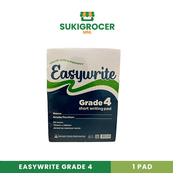 Easywrite Pad Paper Grade 4 80 Leaves
