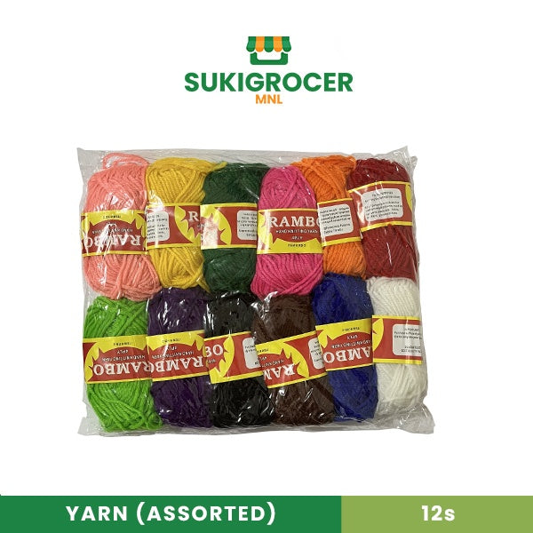 Yarn (assorted) 12s